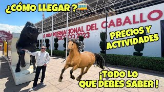 Así es la Feria Internacional del Caballo Texcoco 2023  Su historia ¿Cómo llegar [upl. by Udella]