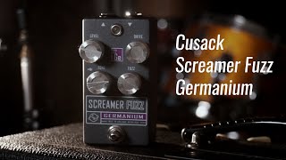 Cusack Germanium Screamer Fuzz Single Coils [upl. by Elfie]