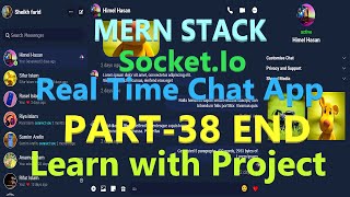 Real time Chat App React Node js Express Socket MERN STACK error solve 38 [upl. by Saerdna408]