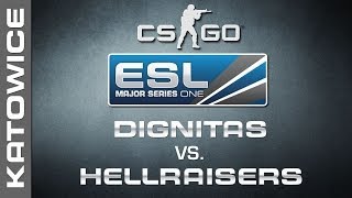 Dignitas vs HellRaisers  Quarterfinal Map 1  EMS One Katowice 2014  CSGO [upl. by Niffirg162]