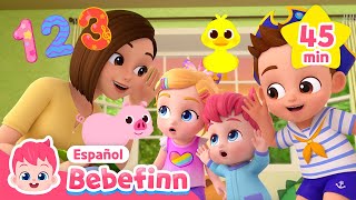 🔢🔠 Aprendo Nuevas Cosas Todos Los Días  Canciones Infantiles  Bebefinn en español [upl. by Divadnhoj]