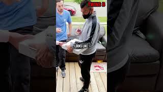 Twin Teleportation Prank on Pizza Delivery Driver 😂🤯 shorts [upl. by Auqinal]