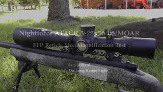 Nightforce The BEAST 5 25x56mm F1 Rifle Scope Black ZeroStop 2 Speed Mil Radian Mil R [upl. by Nirak]