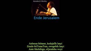 ETHIOPIA Asnakech Worku Ende Jerusalem [upl. by Vorster]