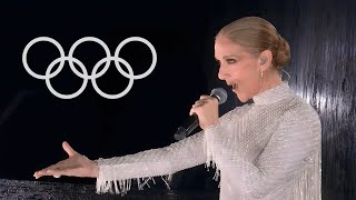 Céline Dion Paris Olympics 2024 Full Performance Hymne A LAmour  Édith Piaf [upl. by Medin]