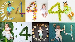 4 month baby boy photoshoot ideas  Baby photoshoot ideas at Home  Four Month Baby Photoshoot [upl. by Alida]