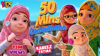 Kaneez Fatima Cartoon Series Compilation  Episodes 16 to 27  3D Animation Urdu Stories For Kids [upl. by Olodort]