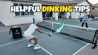 Helpful Tips to Instantly Improve Your Dinks  Beginner Pickleball Lesson [upl. by Aryn]