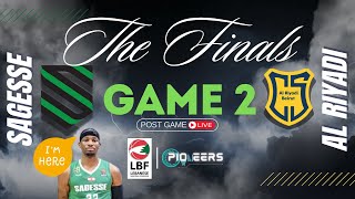 LIVE Game 2 Reaction Sagesse vs Riyadi Lebanese Basketball [upl. by Neerehs]