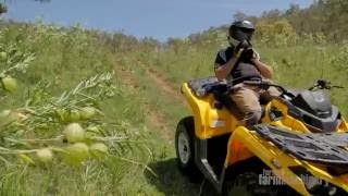 Can Am Outlander L 570 ATV review  Farms amp Farm Machinery [upl. by Akoek]