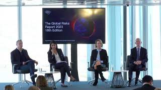 Press conference on the Global Risks Report 2023 [upl. by Antin348]