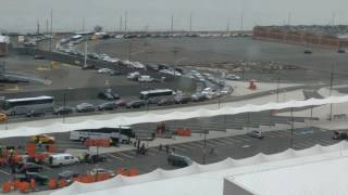 Long lines to Cape Liberty Bayonne NJ Cruise Port to board the ship Anthem of the Seas [upl. by Vernice396]