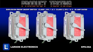 Explosion Proof OnOff Switch  Class I Div 1 amp 2  Class II Div 1 amp 2  20 Amp Rated [upl. by Nivat701]