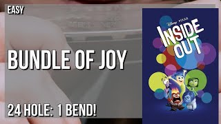 How to play Bundle of Joy Inside Out by Michael Giacchino on Tremolo Harmonica 24 Holes Tutorial [upl. by Aenea]