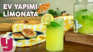 Ev Yapımı Limonata Tarifi  Pratik Tarifler  Yemekcom [upl. by Ardnasirk]