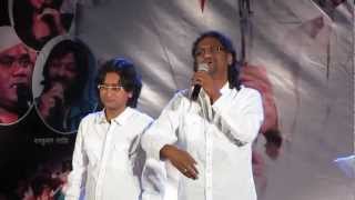 Ajay Gogavale singing Bhajan Bagh Ughaduni daar at music launch of Marathi film Bharatiya [upl. by Ailin]