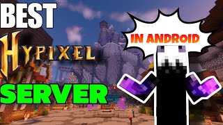 BEST HYPIXEL SERVER FOR MCPE  120 [upl. by Chere]