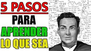 Cómo Aprender TODO Lo Que QUIERAS TÉCNICA FEYNMAN 5 PASOS [upl. by Murrell]