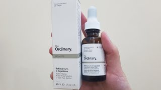 THE ORDINARY RETINOL 02 IN SQUALANE REVIEW  URDU N HINDI [upl. by Ruvolo]