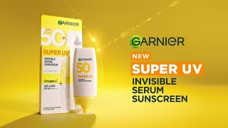 Garnier Super UV Invisible Serum Sunscreen 20 sec TVC Hinglish [upl. by Ynohtn]