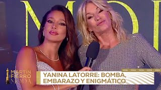 quotUn embarazo bombaquot la nueva primicia de Yanina Latorre  Martín Fierro de la Moda 2024 [upl. by Olimpia755]