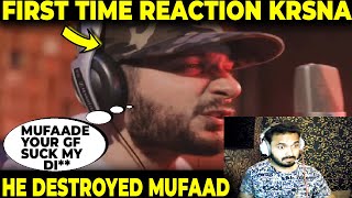 FIRST TIME REACTION ON KRNA  MAHARANI KALAMKAAR kRSNA vs Muhfaad [upl. by Ahsitram]