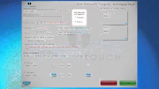 Harbortouch POS Creating a Discount [upl. by Neelik]