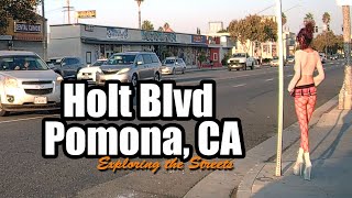 Holt Blvd Pomona California USA 🎥 Exploring the Streets  Ep 3 [upl. by Esiouqrut972]