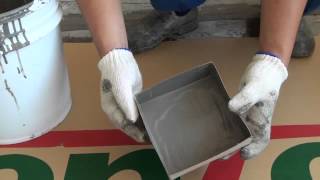 Cementitious Waterproofing Coating 硬質高分子水泥砂漿防水材 [upl. by Naek60]