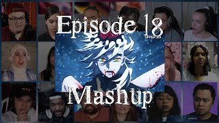 Demon Slayer Kimetsu no Yaiba Season 2 Episode 18 Reaction Mashup  鬼滅の刃 [upl. by Moselle831]