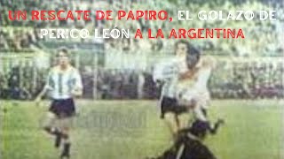 Perú el ÚNICO país que ha eliminado a Argentina de un Mundial  Gol de Perico León en Lima 1969 [upl. by Trilly]