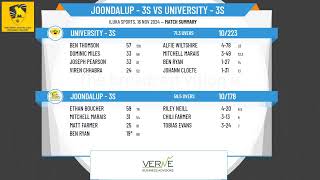 Joondalup  3s v University  3s [upl. by Nnyltiac]