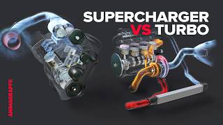 How Superchargers vs Turbos Work [upl. by Rozek413]