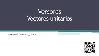 VECTORES UNITARIOS o VERSORES FISICA teoría ejercicios resueltos y ejemplos [upl. by Calderon]