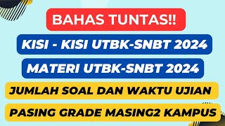 GAMBARAN SOAL DAN MATERI UTBKSNBT 2024 utbk2024 snbt2024 snbt [upl. by Acinet]