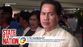 RECAP MGA ISYU NI QUIBOLOY PART 2  SONA [upl. by Roath]