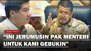 RAPAT MEMANAS Kinerja Anggota Menteri PKP Maruarar Dikritik DPR  Ini Jerumusin Pak Menteri [upl. by Portland]