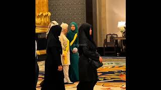 Brunei Royal Family di Majlis Santapan DiRaja Sempena Istiadat Pertabalan YDP Agong ke 17 [upl. by Atirehgram]