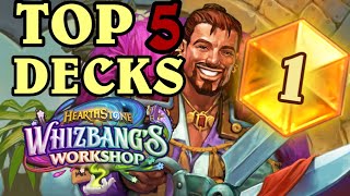 TOP 5 BEST DECKS w Marin the Manager  TOP DECKS to HIT LEGEND and STAY LEGEND in Hearthstone [upl. by Atikihs]