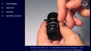 Iris non Gehmann magnifying diopter adapter and CLS [upl. by Oiznun683]