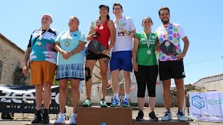 Final y entrega de premios del I Torneo de Pickleball de Aldeadávila de la Ribera [upl. by Joses147]