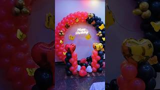 Very Easy Balloon Decoration Ideas  Balloon Decoration Ideas for any occasion at home shorts [upl. by Solraced]