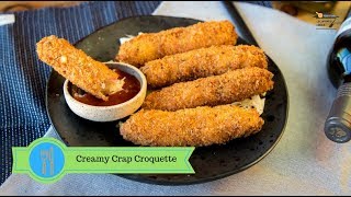 LEGPORT Cremosa Croqueta de Surimi  Cremoso Croquete de KaniKamaㅣCreamy Crab Croquette [upl. by Terhune364]