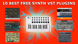 10 BEST FREE SYNTH VST PLUGINS [upl. by Tichonn]