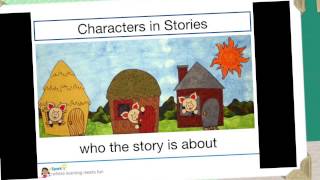 Intro to Characters  Kindergarten Reading  eSpark Instructional Video [upl. by Yarak]