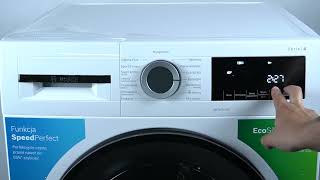 Bosch Washing Machine Serie 4  How to Disable Child Lock  Unlock Washing Machine Controls [upl. by Epilef]