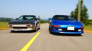 SW20 MR2 Turbo VS AW11 MR2  A Japanese Midship Showdown [upl. by Goodman]