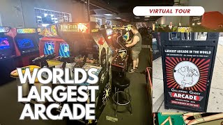 Galloping Ghost Worlds Largest Arcade Virtual Walk Through Ambience 80s 90s [upl. by Dimo]