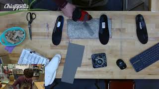 Chiappetta Shoes Workshop Live  Orthotic Modifications and Adjustments  CobblerLife [upl. by Yrrok570]