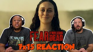 Fear the Walking Dead Season 7  Episode 15 quotAminaquot Reaction  Series 100th Episode Milestone [upl. by Nelyt]